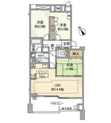 ルネステージ調布の物件間取画像